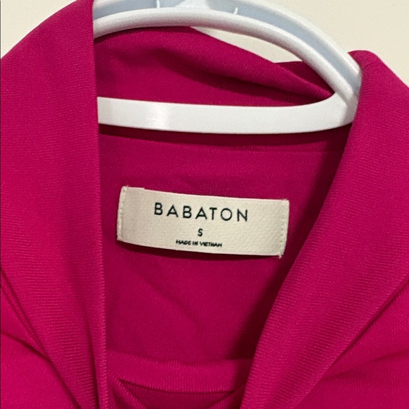 Babaton Fuchsia Long-Sleeve Mock Neck - Picture 2 of 4